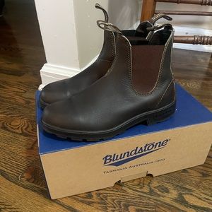 Blundstone #500 Stout Brown Chelsea Boots 8 US size